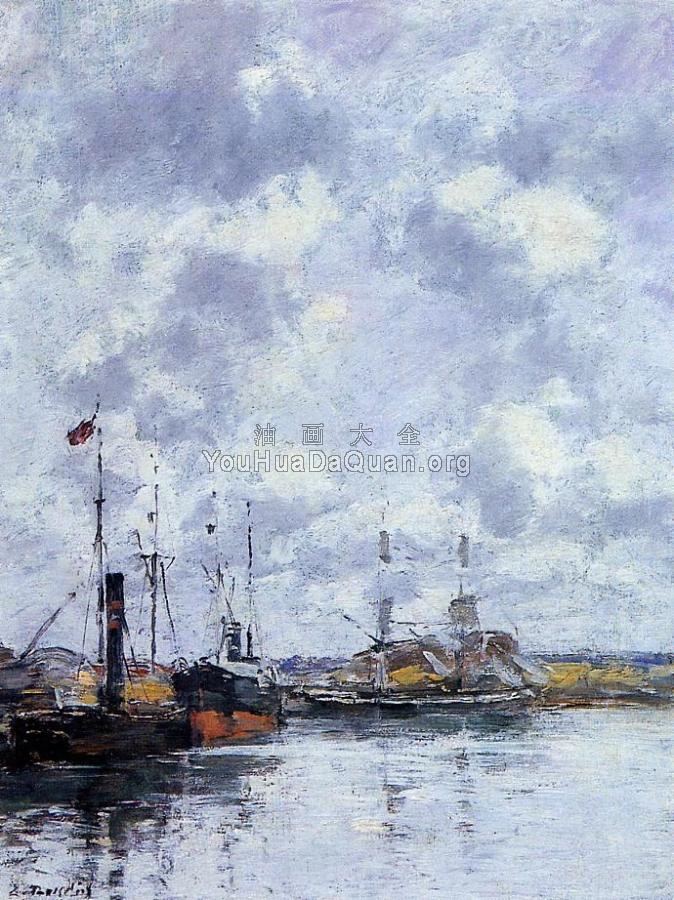 The Trouville Basin - 尤金·布丹